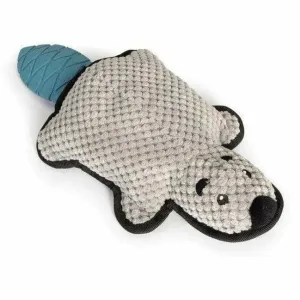 Fabric toy with TPR tail - Beaver with squeaker Pets Qatar