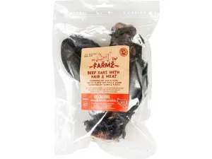 Farmz beef ears with hair 3st - 20x9,5cm Pets Qatar