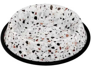 Feeding Bowl Deco Fix Terrazzo Look Pets Qatar