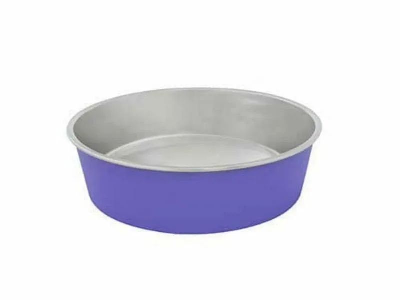 FEEDING BOWL MATTE FIX Ø12,8cm purple Pets Qatar