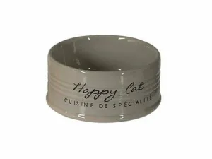 Feeding Bowl Stone Happy Cat Ø10,5 - 300ml anthracite Pets Qatar