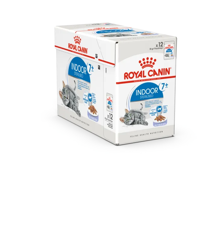 Feline Health Nutrition Indoor 7  Jelly (WET FOOD - Pouches) 12 x 85g Pets Qatar