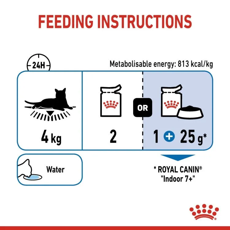 Feline Health Nutrition Indoor 7  Jelly (WET FOOD - Pouches) 12 x 85g Pets Qatar