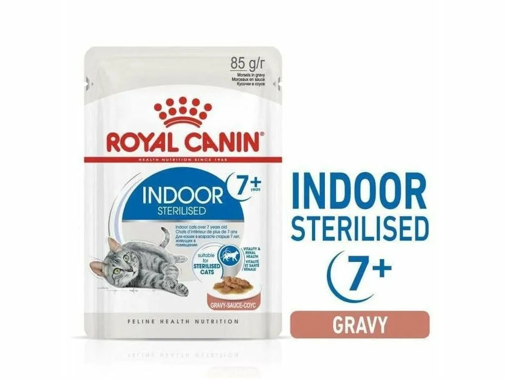 Feline Health Nutrition Indoor 7  (WET FOOD - Pouches) 85g Pets Qatar