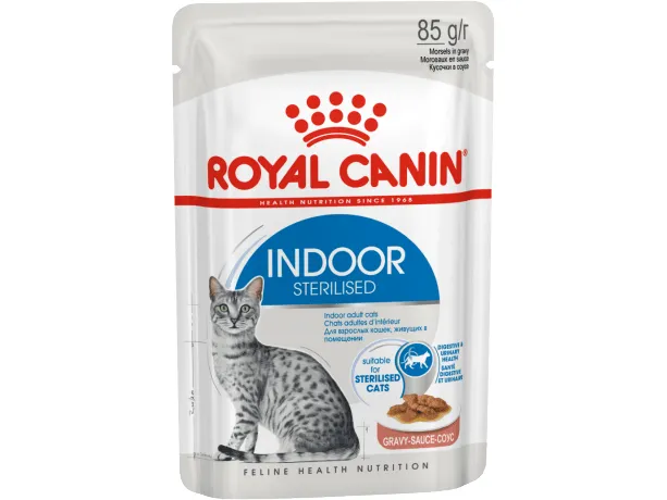 Feline Health Nutrition Indoor (WET FOOD - Pouches) 12X85G Pets Qatar