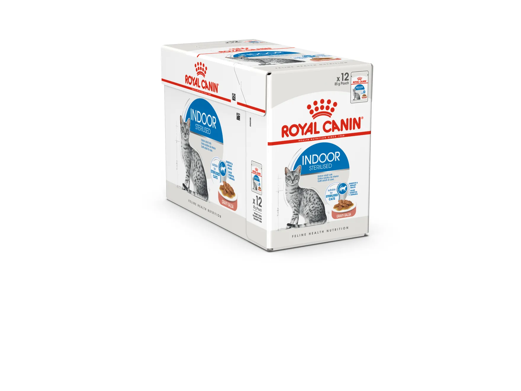 Feline Health Nutrition Indoor (WET FOOD - Pouches) 12X85G Pets Qatar