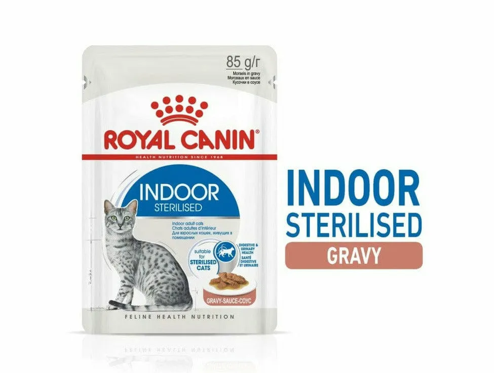 Feline Health Nutrition Indoor (WET FOOD - Pouches) 12X85G Pets Qatar