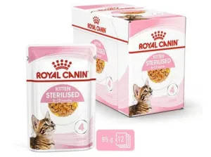 Feline Health Nutrition Kitten Sterilised Jelly 12x85g (WET FOOD - Pouches) Pets Qatar