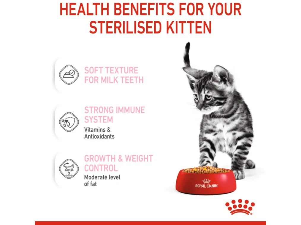 Feline Health Nutrition Kitten Sterilised Jelly 12x85g (WET FOOD - Pouches) Pets Qatar