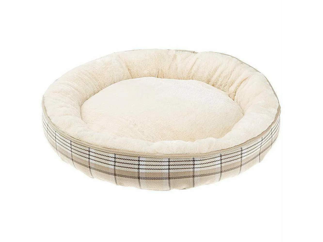 Ferplast Lagoon 60 Green Dogbed Eco-friendly Fur Mattress for Dogs and Cats, 60×12 cm Pets Qatar