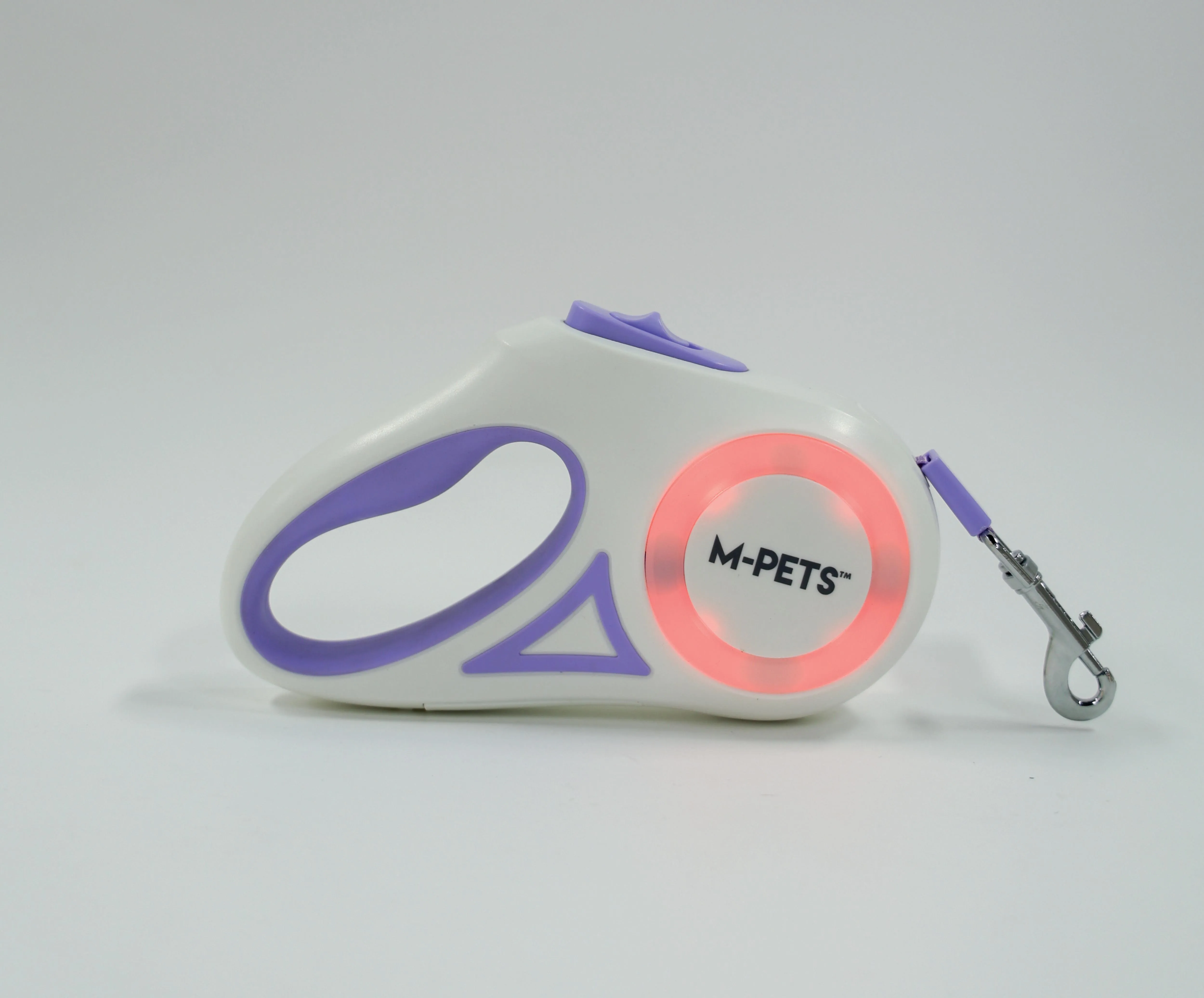 FLASH Retractable Dog Leash Purple