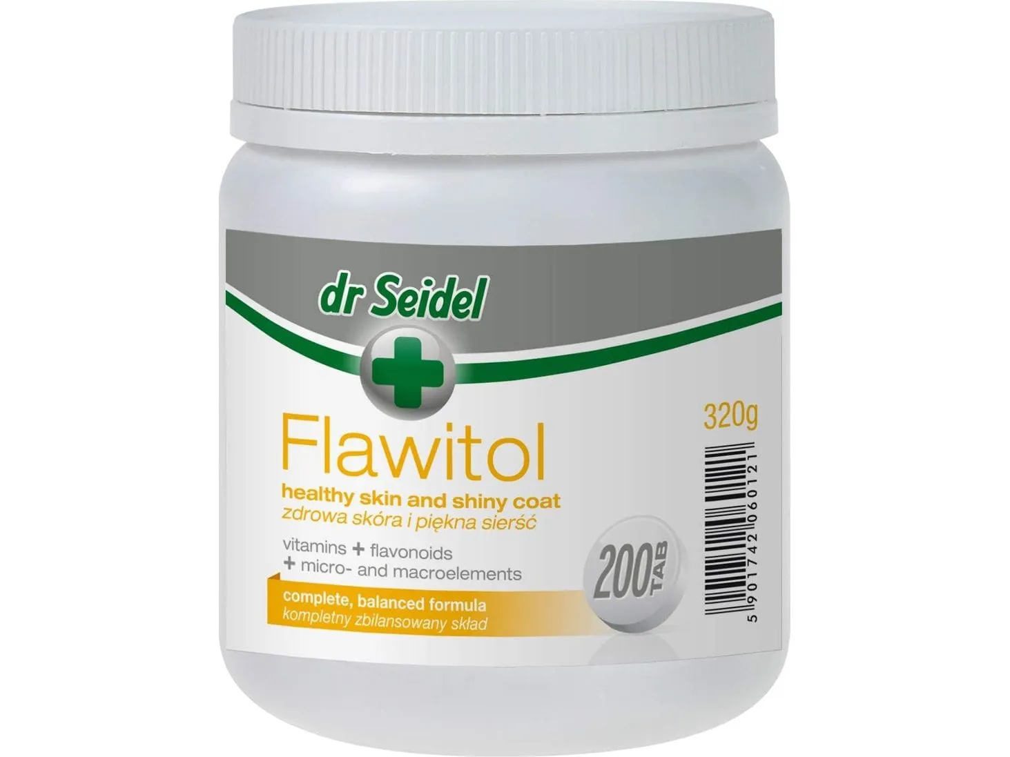 Flawitol tablets for healthy skin and shiny coat 200 tabs Pets Qatar