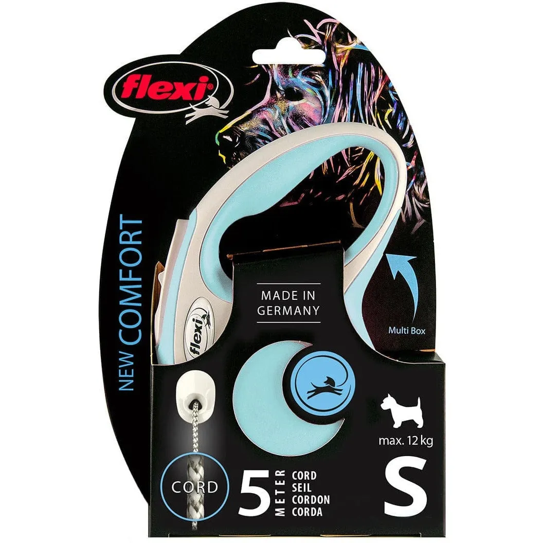 FLEXI NEW COMFORT CORD S/5M light blue Pets Qatar