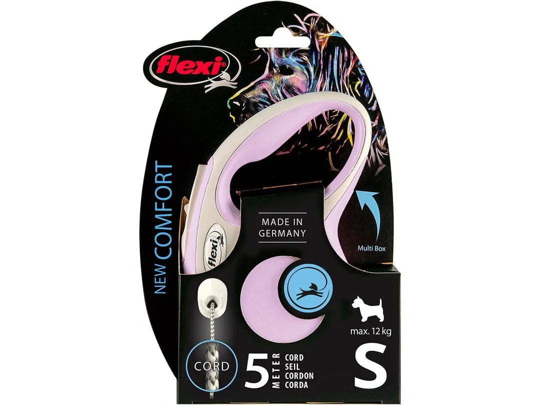 Flexi new comfort cord S/5M pink Pets Qatar