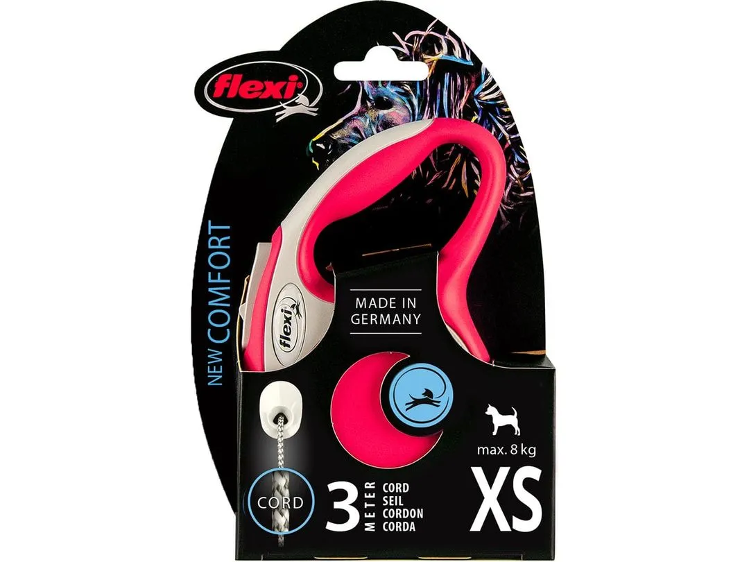 Flexi new comfort cord XS/3M red Pets Qatar