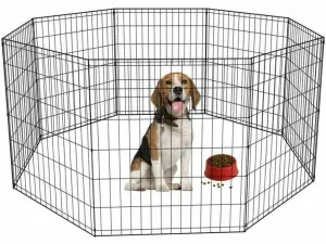 Foldable Puppy Pen - M Pets Qatar