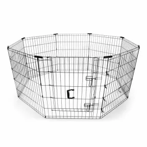 Folding Fence*8Panels*Cm60X91H Pets Qatar