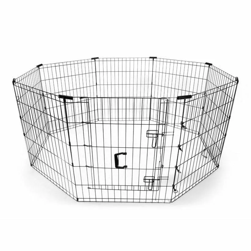 Folding Fence*8Panels*Cm60X91H Pets Qatar