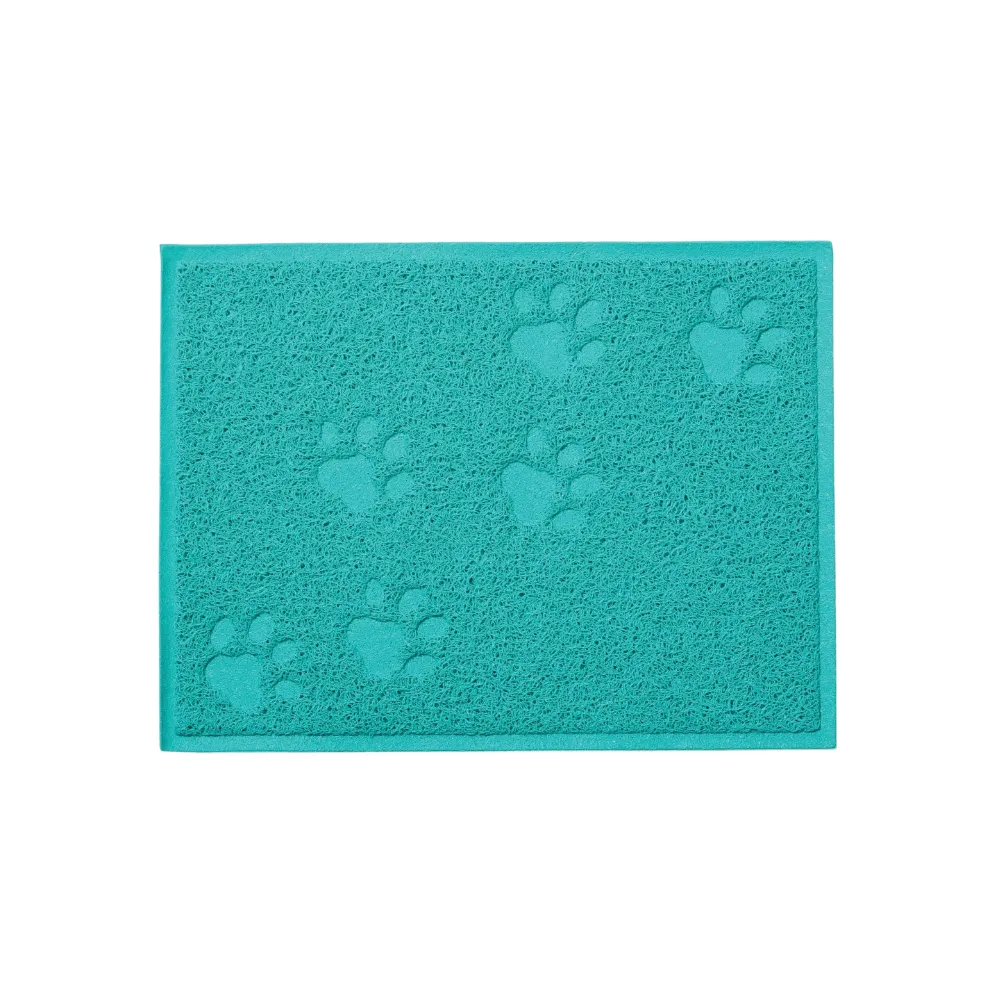 FOOTPRINT Cat Litter Mat Blue
