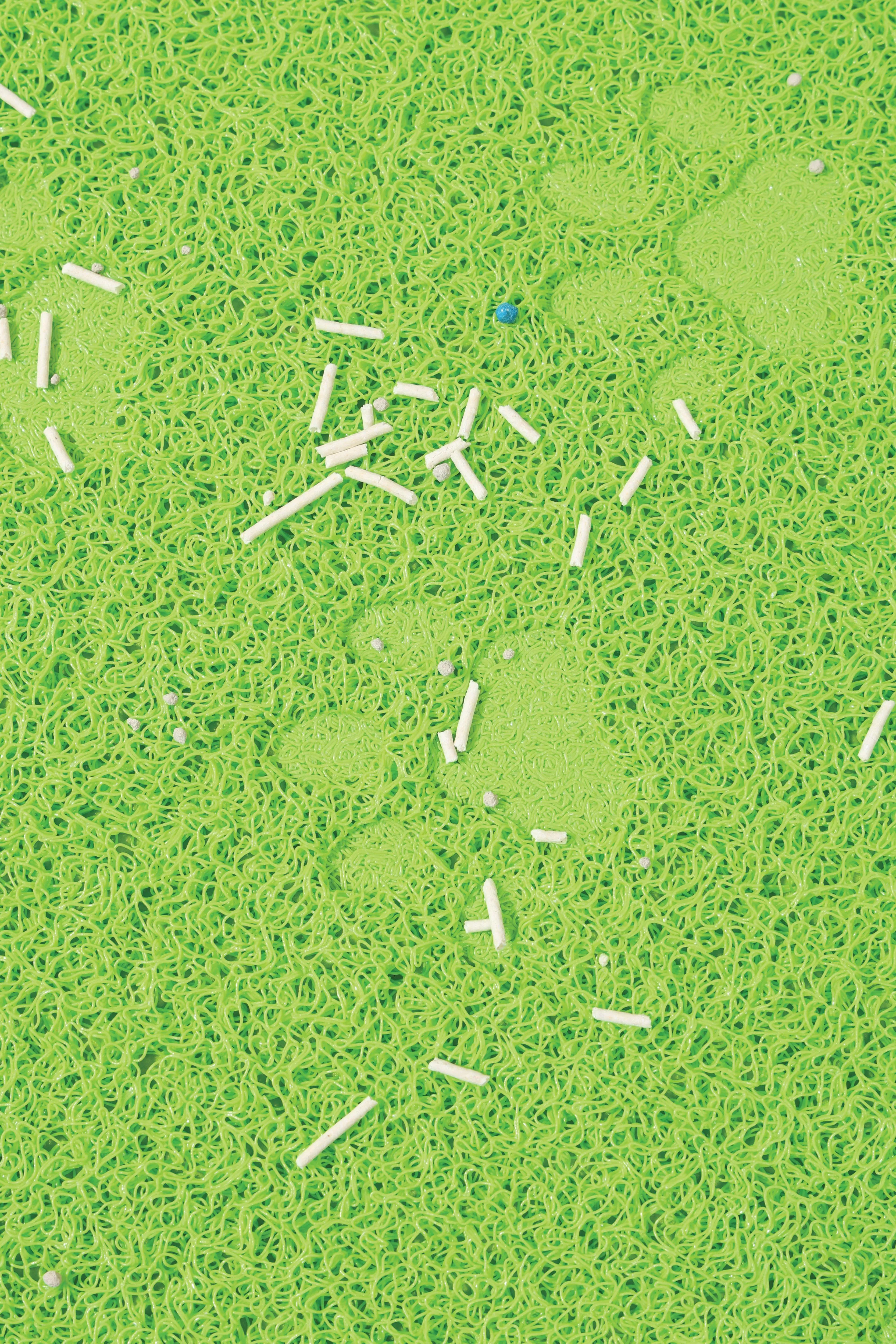 FOOTPRINT Cat Litter Mat Green