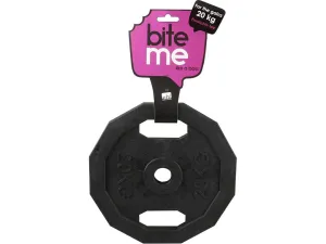 For The Gainz - barbell dog toy 22,8x22,8x1,7cm black Pets Qatar