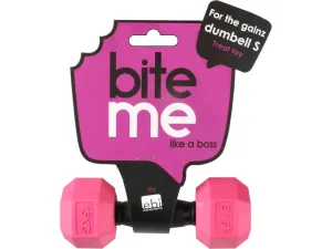 For The Gainz - Dumbbell Dog Toy Purple/Black Pets Qatar
