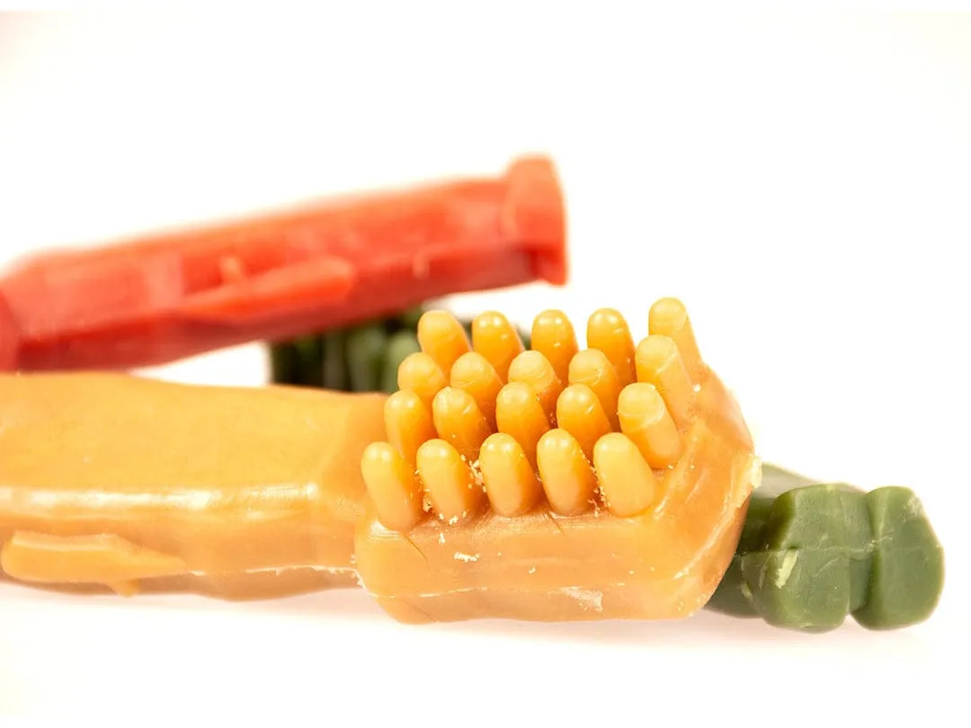 Garden Bites Toby Toothbrush Large Pouch 10Cm - 10Pcs Mixed Colors Pets Qatar