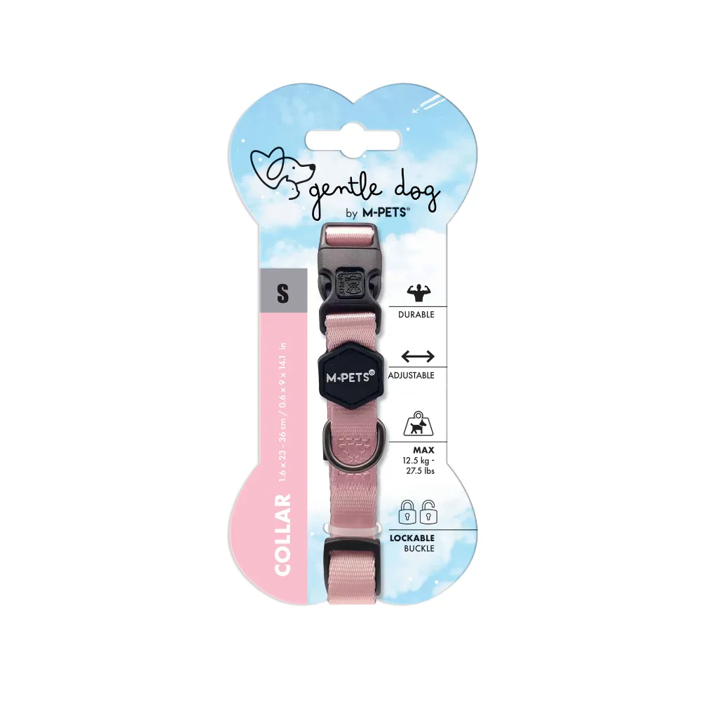 GENTLE DOG Collar Pink