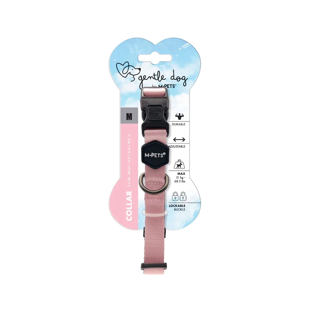 GENTLE DOG Collar Pink