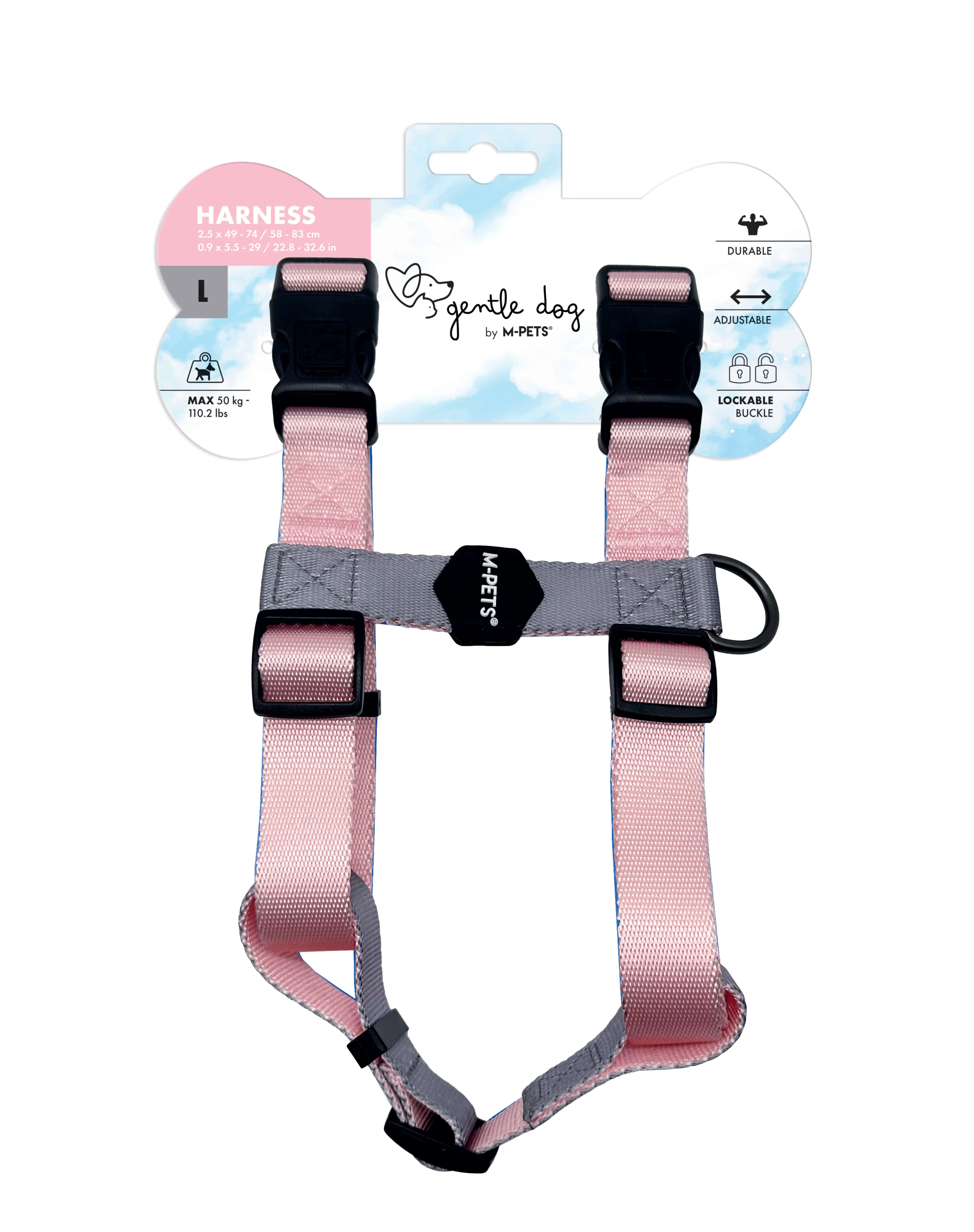 GENTLE DOG Harness Pink