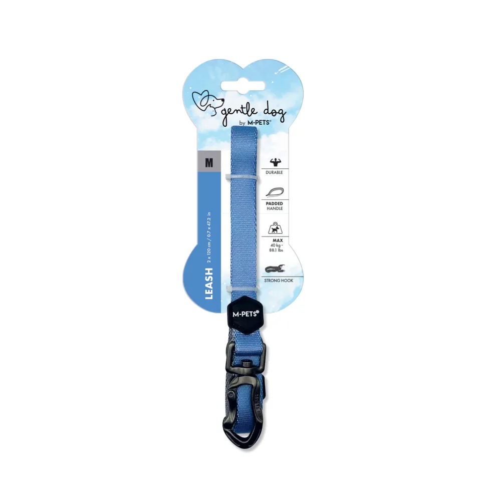 GENTLE DOG Leash Blue