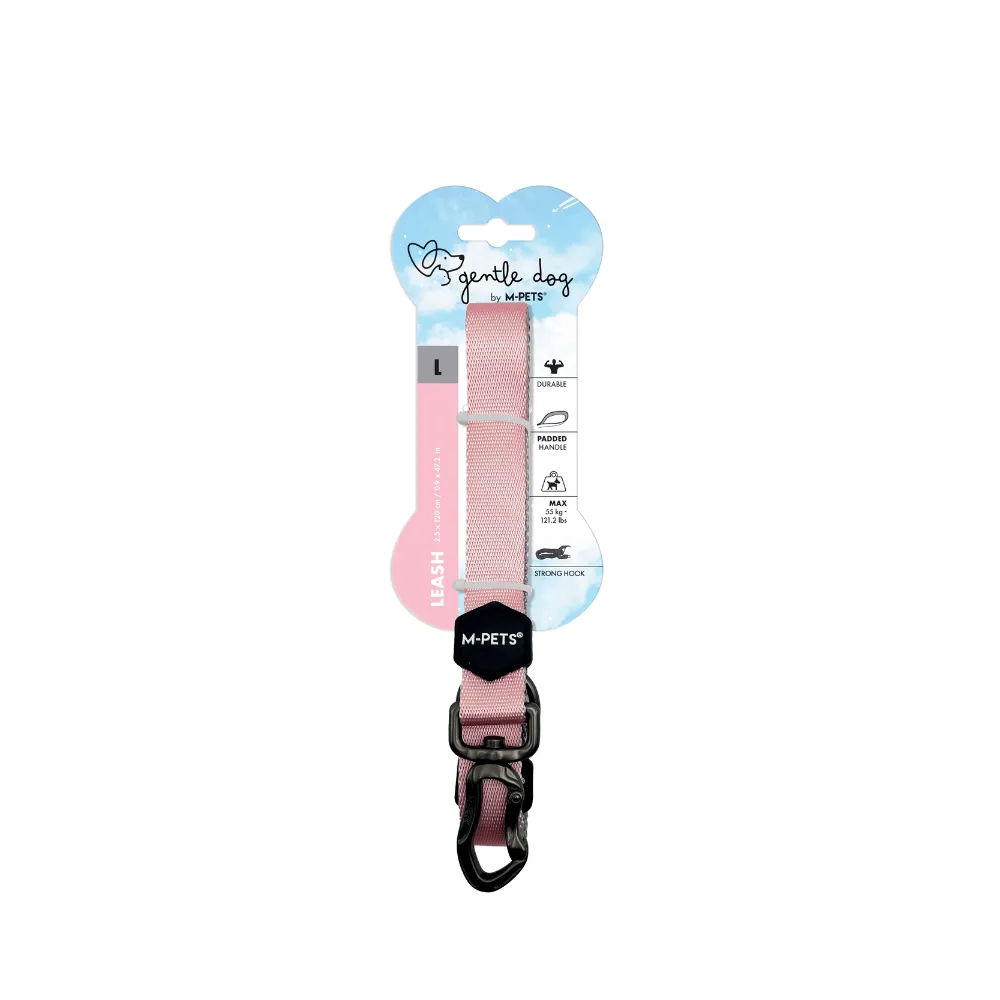 GENTLE DOG Leash Pink