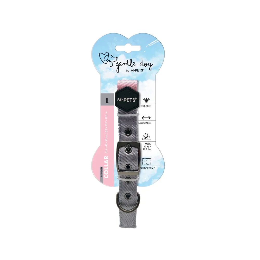GENTLE DOG Padded Collar Pink