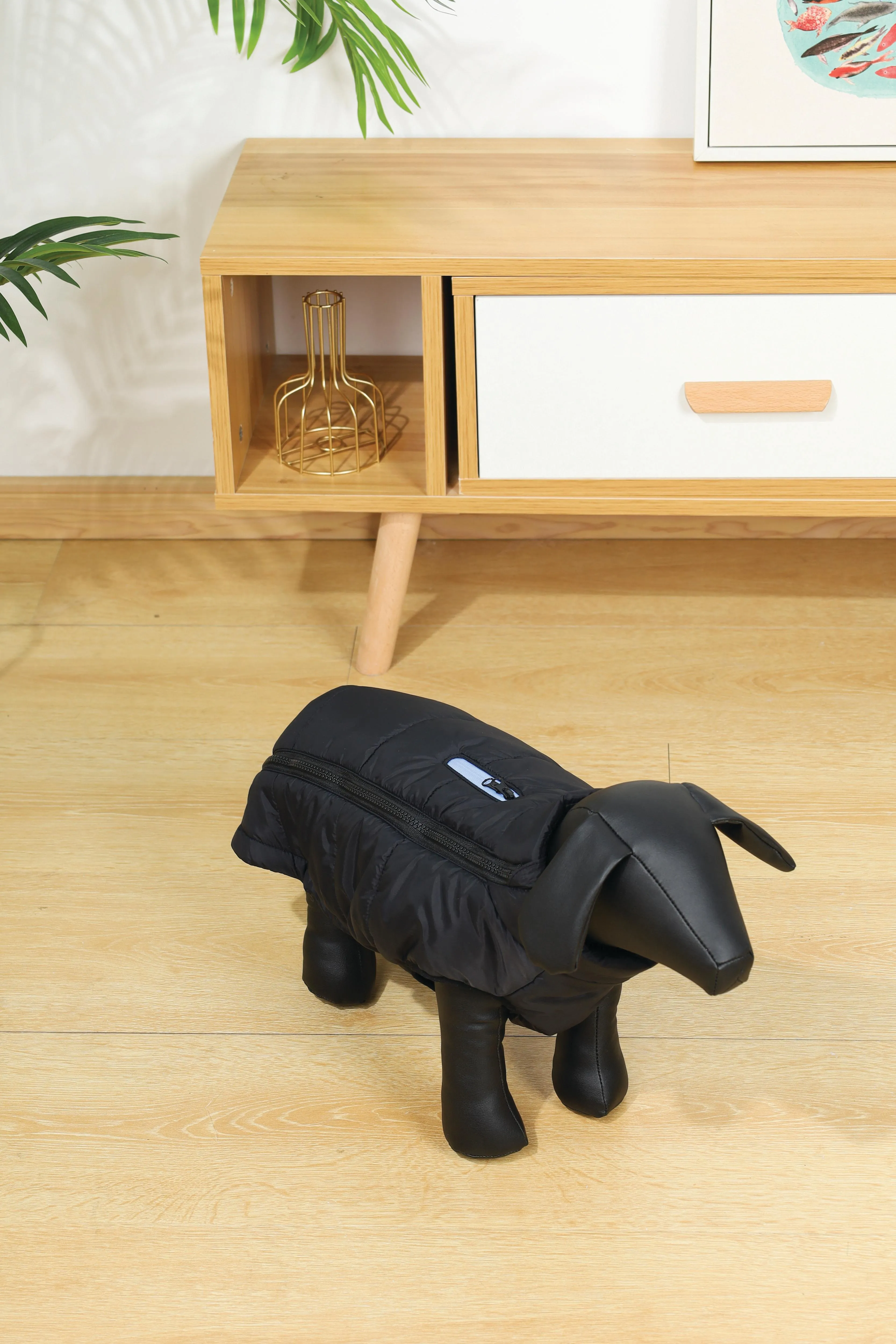 GENTLE DOG Winter Jacket Black&Blue