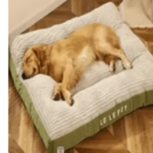 Gray Plaid Flannel Cushion (Green) 3XL Pets Qatar