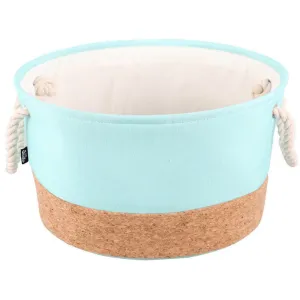 Guava Cork & Poly basket round L - 45x45x25cm green Pets Qatar