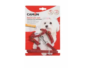 Harn."H"(10X250~350Mm ) Leash(10X1200Mm)  Polyester, 3Red/3Blue Pets Qatar