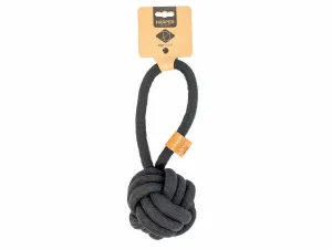 Harper ball with loop L - 27cmx15mm black Pets Qatar