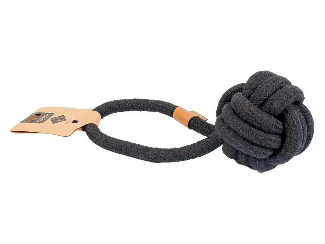 Harper ball with loop S -22x8x8cm black Pets Qatar