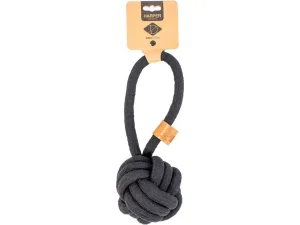Harper ball with loop S -22x8x8cm black Pets Qatar