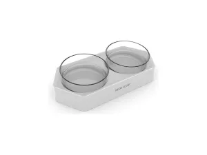 Hexagonal double bowl- 327 * 163 * 85mm Pets Qatar