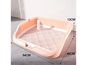 Hoopet Pet Pen Litter Box With Post-54X45X13Cm Pets Qatar