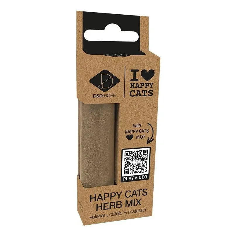 I LOVE HAPPY CATS HERB MIX REFILLABLE 2 TUBES 2st - 1,5x1,5x10cm Pets Qatar