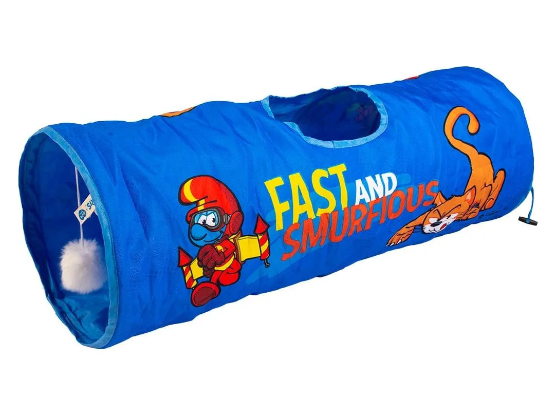 Jeptpack Smurf cat tunnel 72x25x25 blue Pets Qatar