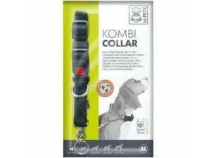 KOMBI COLLAR XS - SEMI-CHOCKE 2 IN 1 BLACK Pets Qatar