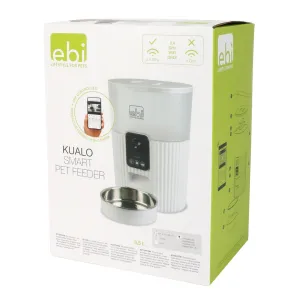 Kualo Smart Feeder With Camera 3.5L - 21x15x28cm White Pets Qatar