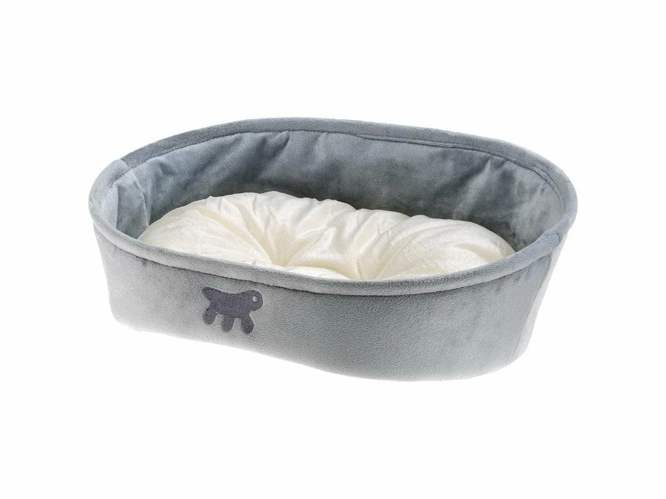 Laska 45 Gray Kennel Pets Qatar