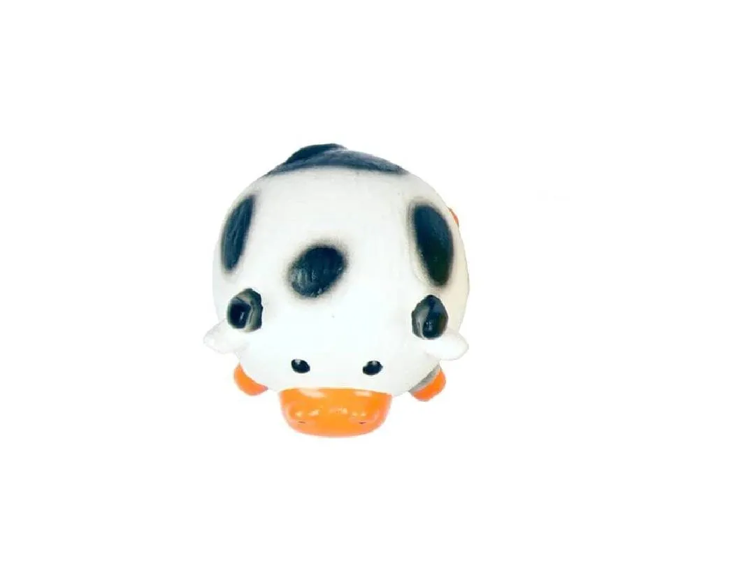 Latex Ball Chicken/Cow/Pig Mix 9,5cm - display mixed colors Pets Qatar
