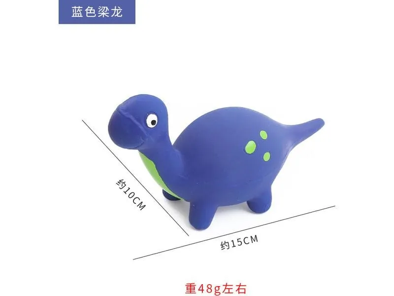 Latex Sound Dinosaur as per photo 10*15cm Pets Qatar