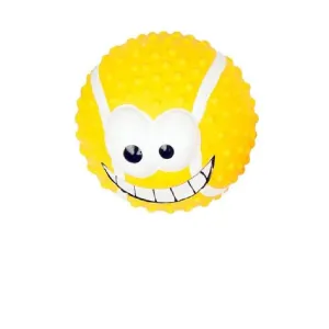 Latex Tennis Ball Smiley Mix 4cm mixed colors Pets Qatar